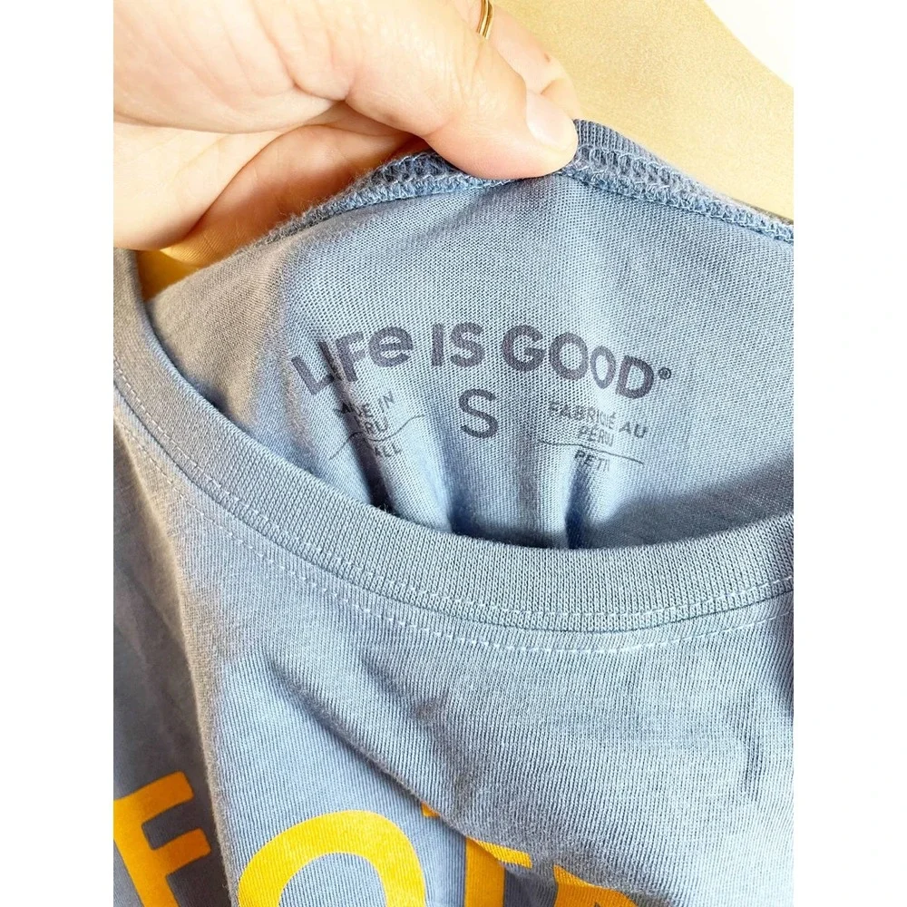 NWT Life is Good Football Thanksgiving Shirt Mens Size S - Picture 6 of 6